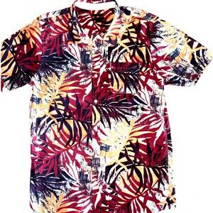 O’Neill Shirt Mens XL Classic Fit Button Up Short Sleeve Tropical Resort
